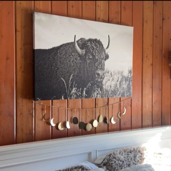 Anthro Handmade Moon Phase Wall Hanging Decor - Picture 2 of 8